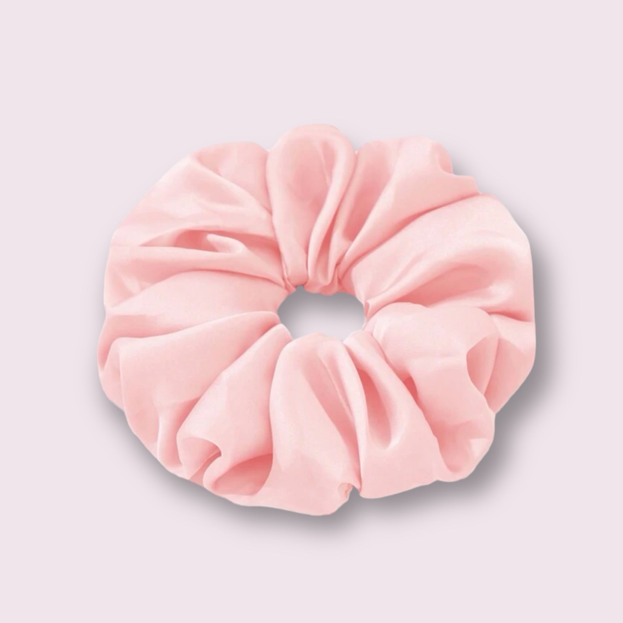 Baby Pink Satin Scrunchie XL